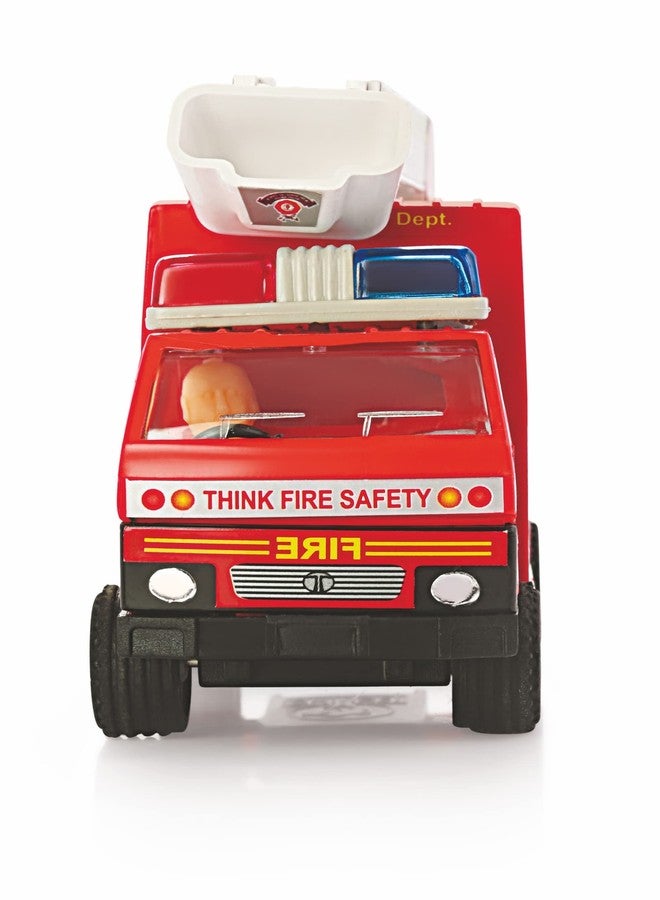Shinsei Fire Brigade Maintenance Free Pullback Spring Action Race Toy Gift for Boys 3+ Years. Strong ABS Plastic, NO Sharp Edges, BIS Certified. Pack of 1, Color Red - Image 5